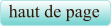 haut de page