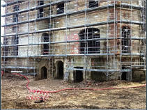chantier d'asséchement des murs: Mur-Assèchement