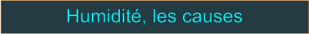 Humidité, les causes