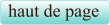haut de page