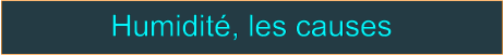 Humidité, les causes